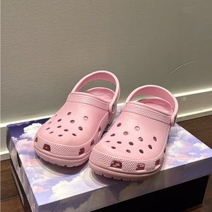 Pink Crocs